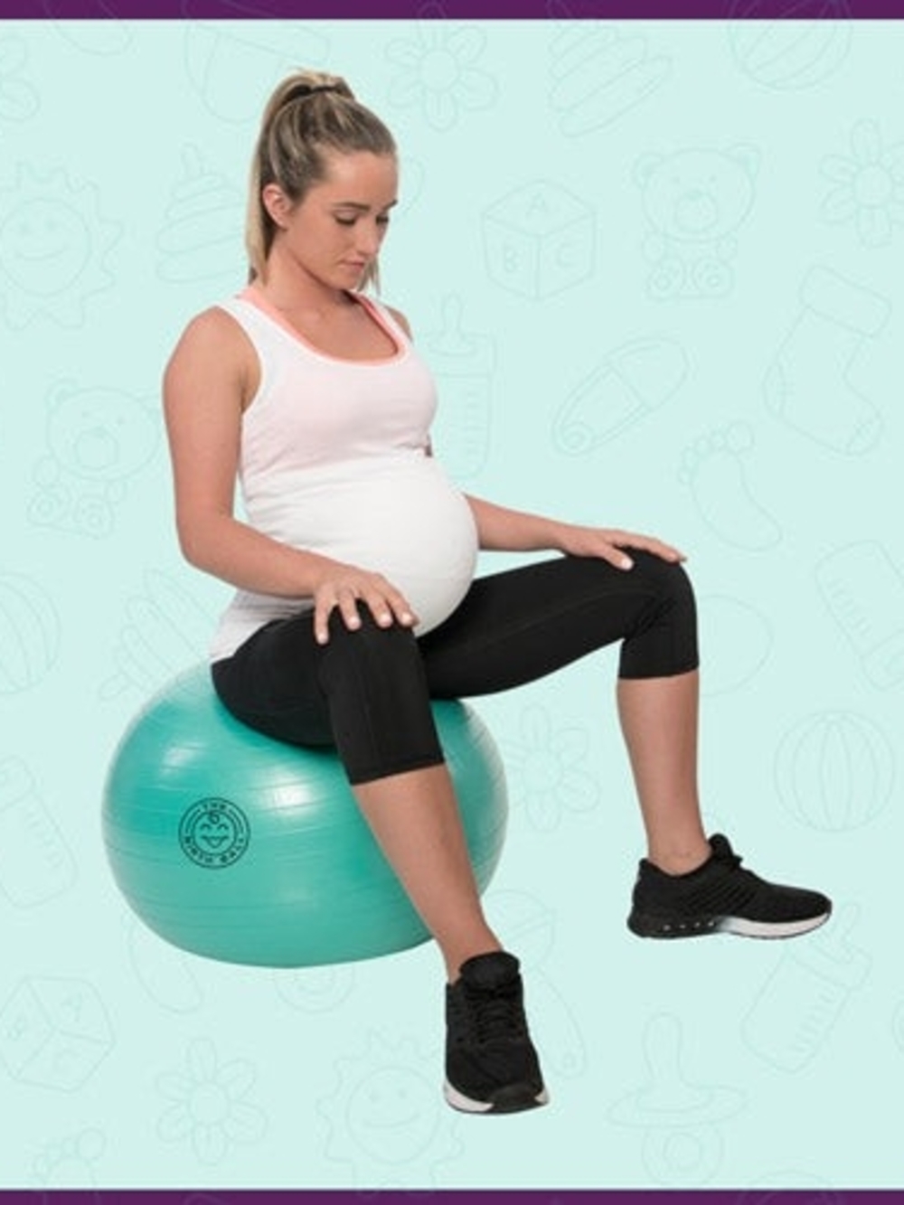 "The Birth Ball" In Teal